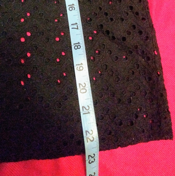 Halogen Black eyelet blouse - Picture 4 of 6